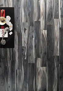 Bakgrundskakel, Textur trä, Färg grå, Oglaserad granitkeramik, 20x120 cm, Yta matt